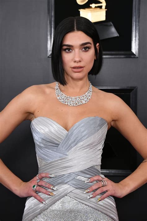 dua lipa dress grammys.